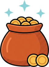 1000 credits pouch
